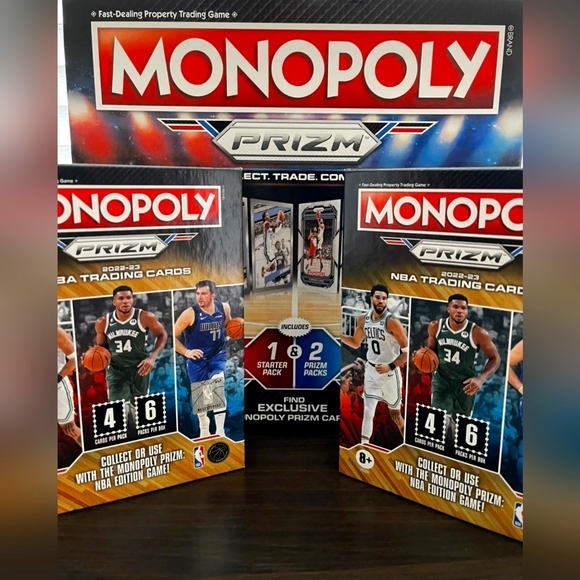 Monopoly | Other | Monopoly Panini Prizm Nba Edition Trading Card Board Game 2 Booster Box Lot | Poshmark Monopoly | Other | Monopoly Panini Prizm Nba Edition Trading Card Board Game 2 Booster Box Lot | Poshmark